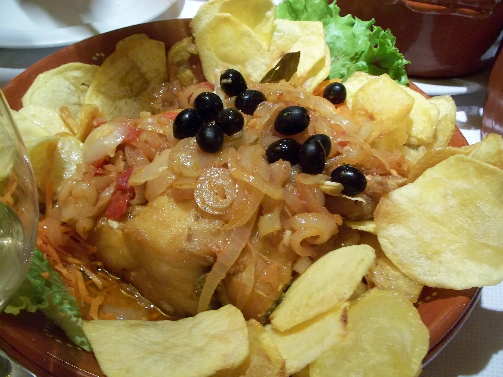 감자와 함께 구운 바칼라우