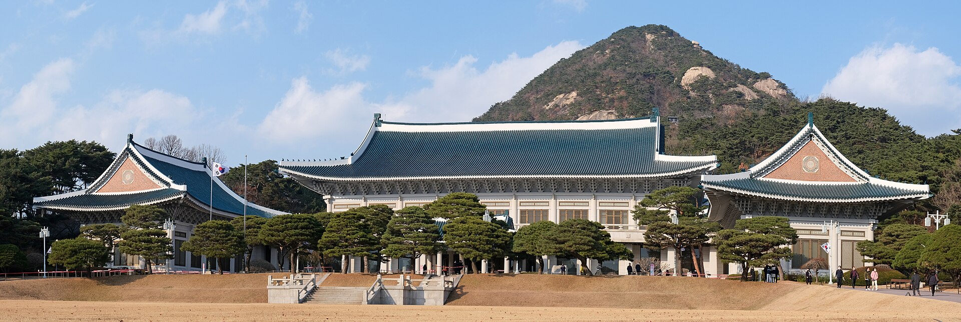 서울 청와대 본관 전경